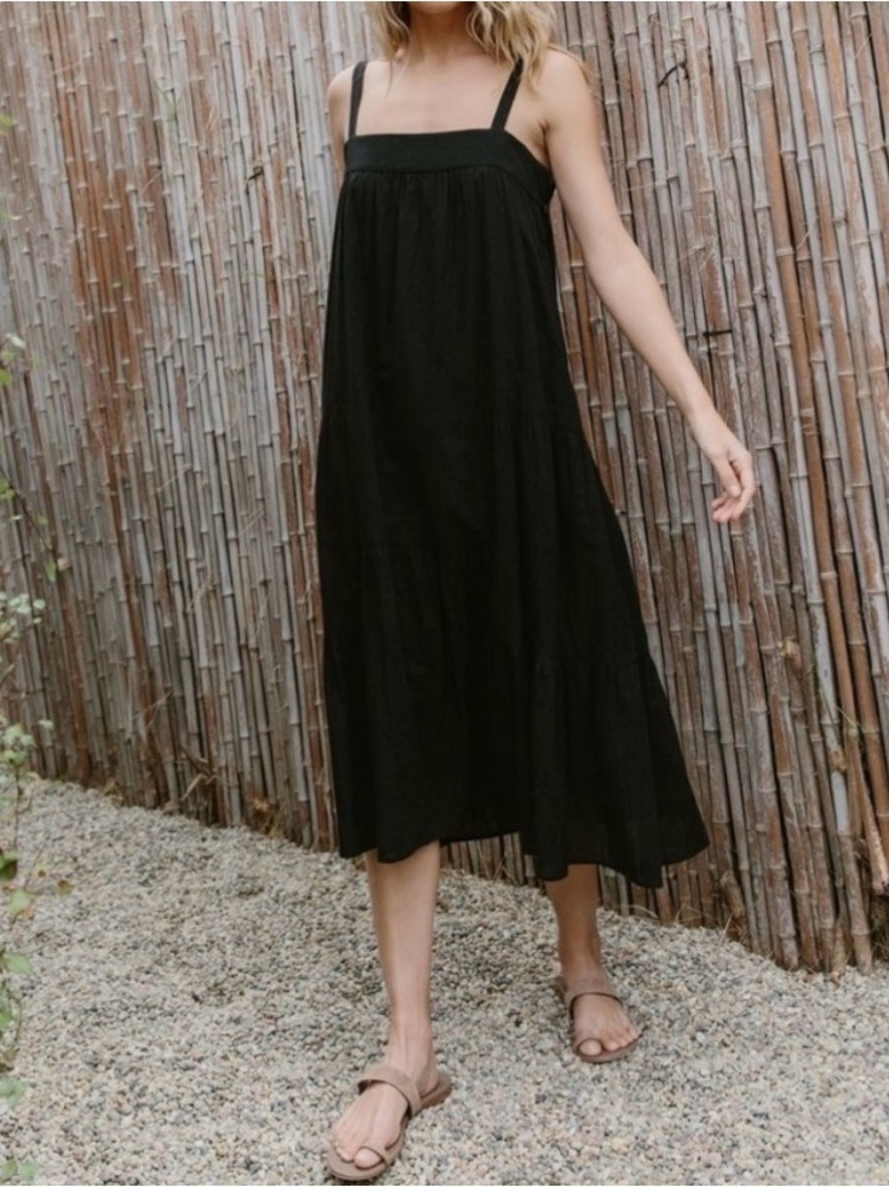 Jenni Kayne Black Midi Dress